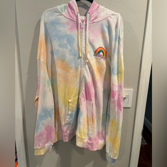 Disneyland Resort Disney Pride Hooded Full Zip Sweatshirt Plus Size XXL Unisex - Picture 4 of 13